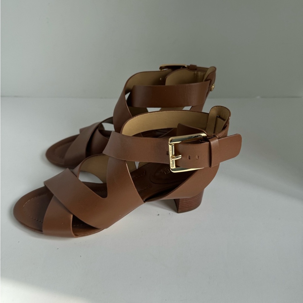 MICHAEL Michael Kors Maribella Brown Sandal Size 6.5 - Picture 4 of 15